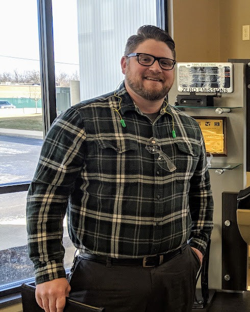 Ty, owner and designer of Geo Gear Co.
